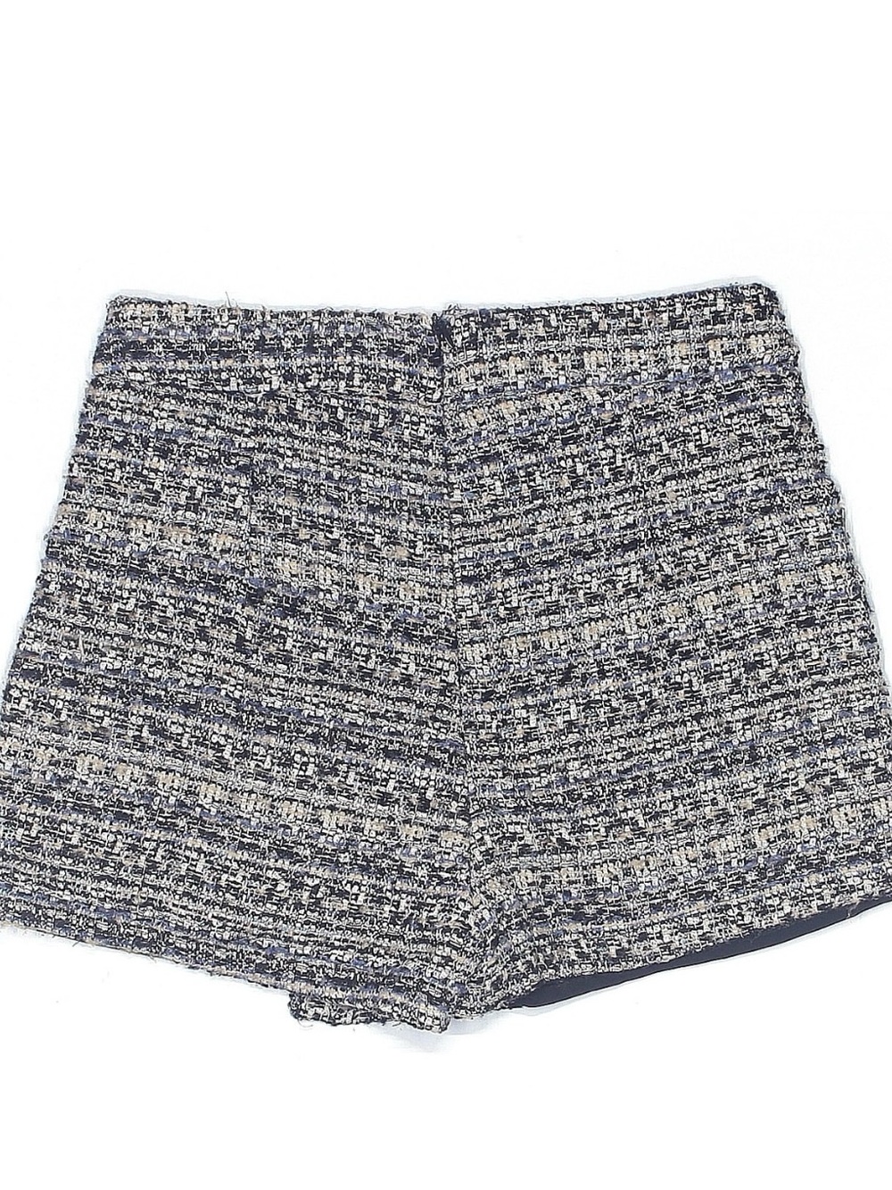 Lulu's Navy and Gray Tweed High-Rise Women's Shorts